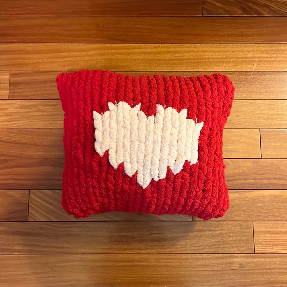 HANDMADE HEART PILLOW